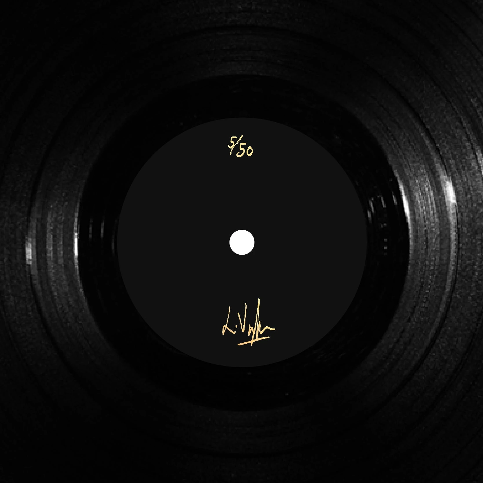 Limited Edition Rare, Forever Screen Printed, Signed Test Pressing